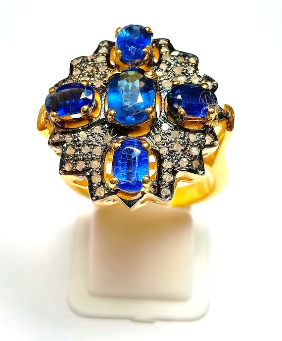 Vintage gemstone 2024 rings etsy
