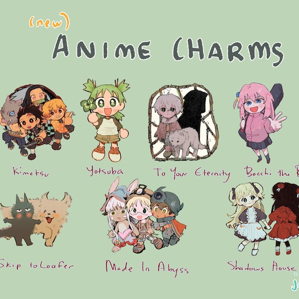 new anime charms