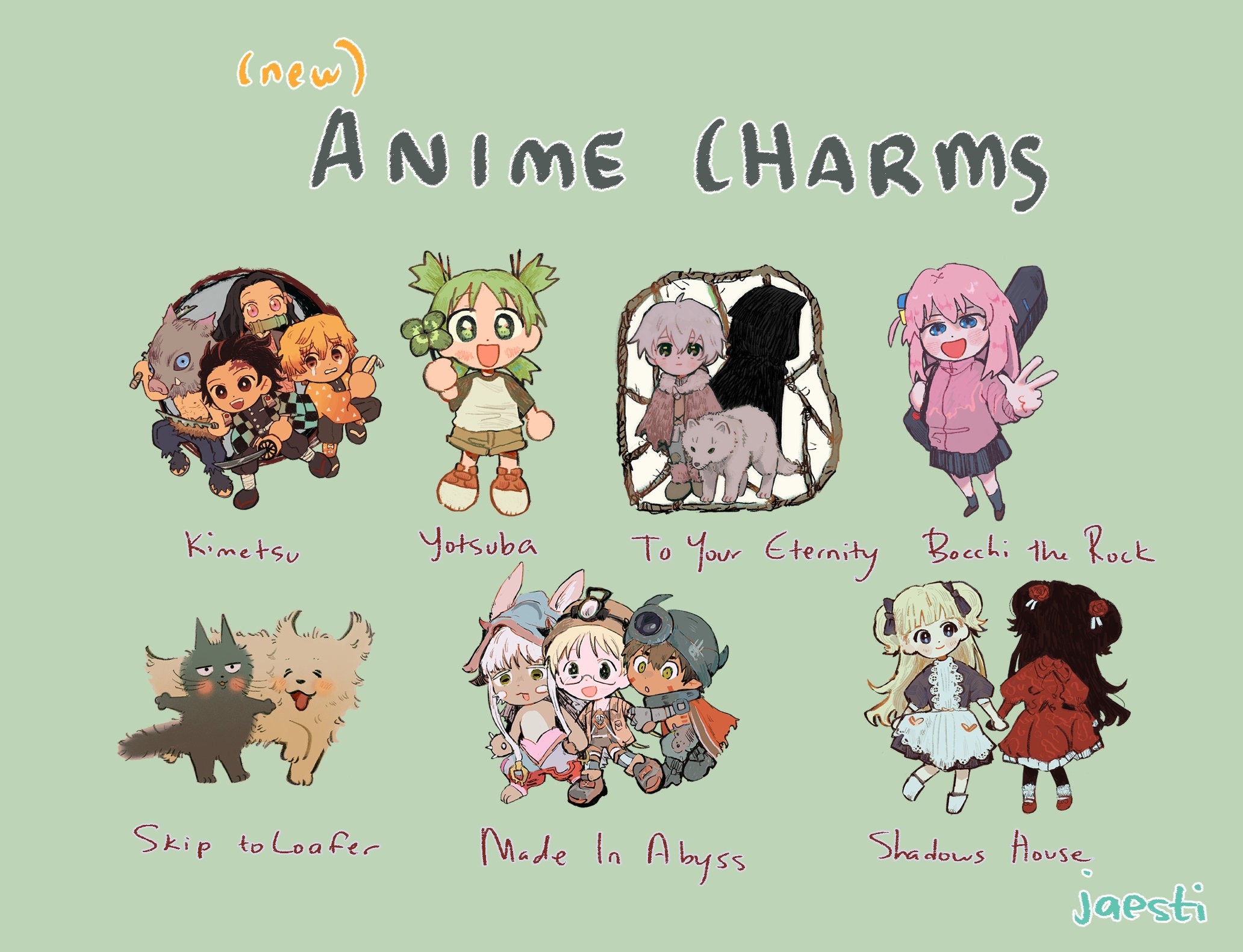 1.5 Made in Abyss Nanachi Chibi Keychains Made in 