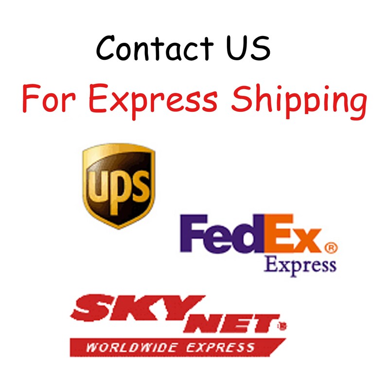 以下が含まれることがあります： UPS、FedEx Express、SkyNet Worldwide Expressによるエクスプレス配送をご希望の場合は、お問い合わせください。