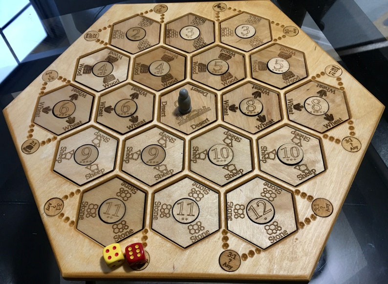 Hex Explorers Game Board | Etsy