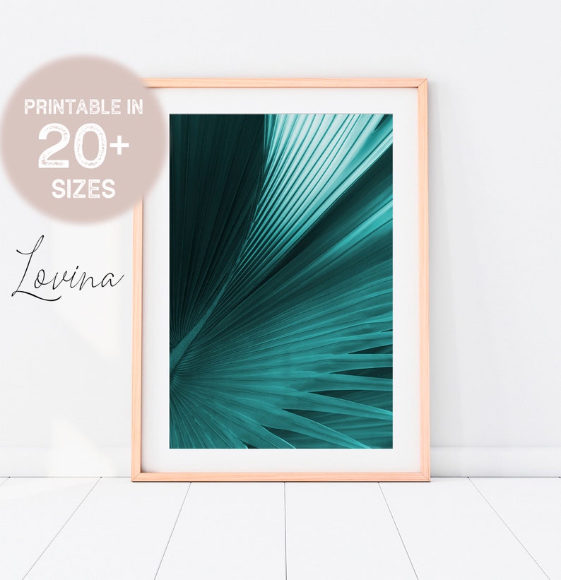Greenery Art Print Printable Leaf Palm Jungle Plant Tropical Leaf Print Tropical Plant Photo Plant Digital Poster Plant Leaves Photo