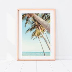 Palm Tree Print, Beach Wall Art, DIGITAL DOWNLOAD, Palm Beach Photo, Tropical Poster, Hawaii Print, Palms Wall Art, Coastal Decor
