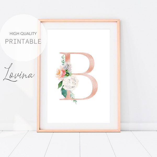 Letter B Poster - Etsy