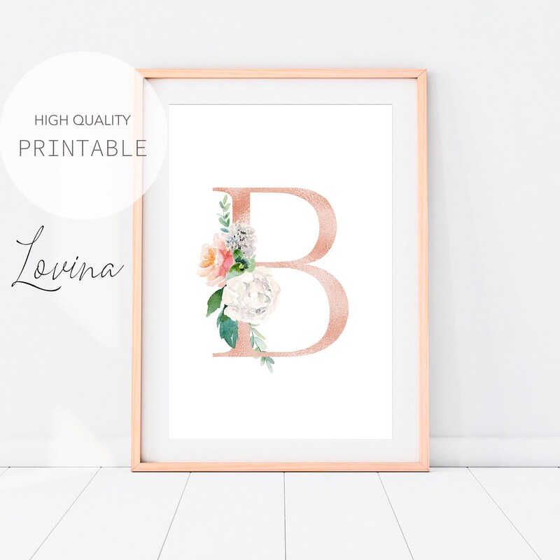 Letter B Poster - Etsy