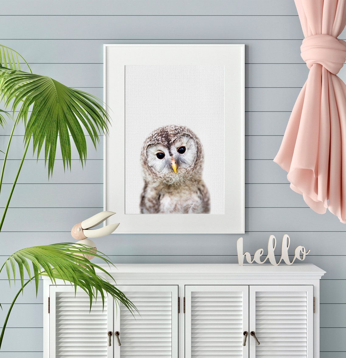 Owl Print Woodland Nursery Wall Art Owl Nursery Decor - Etsy