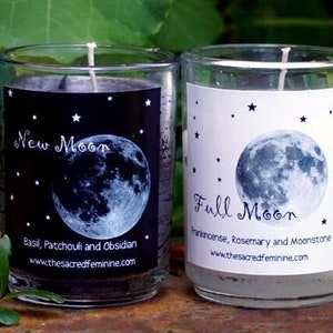 Moon Ritual Candles- Votive Candle~ Spell Candles