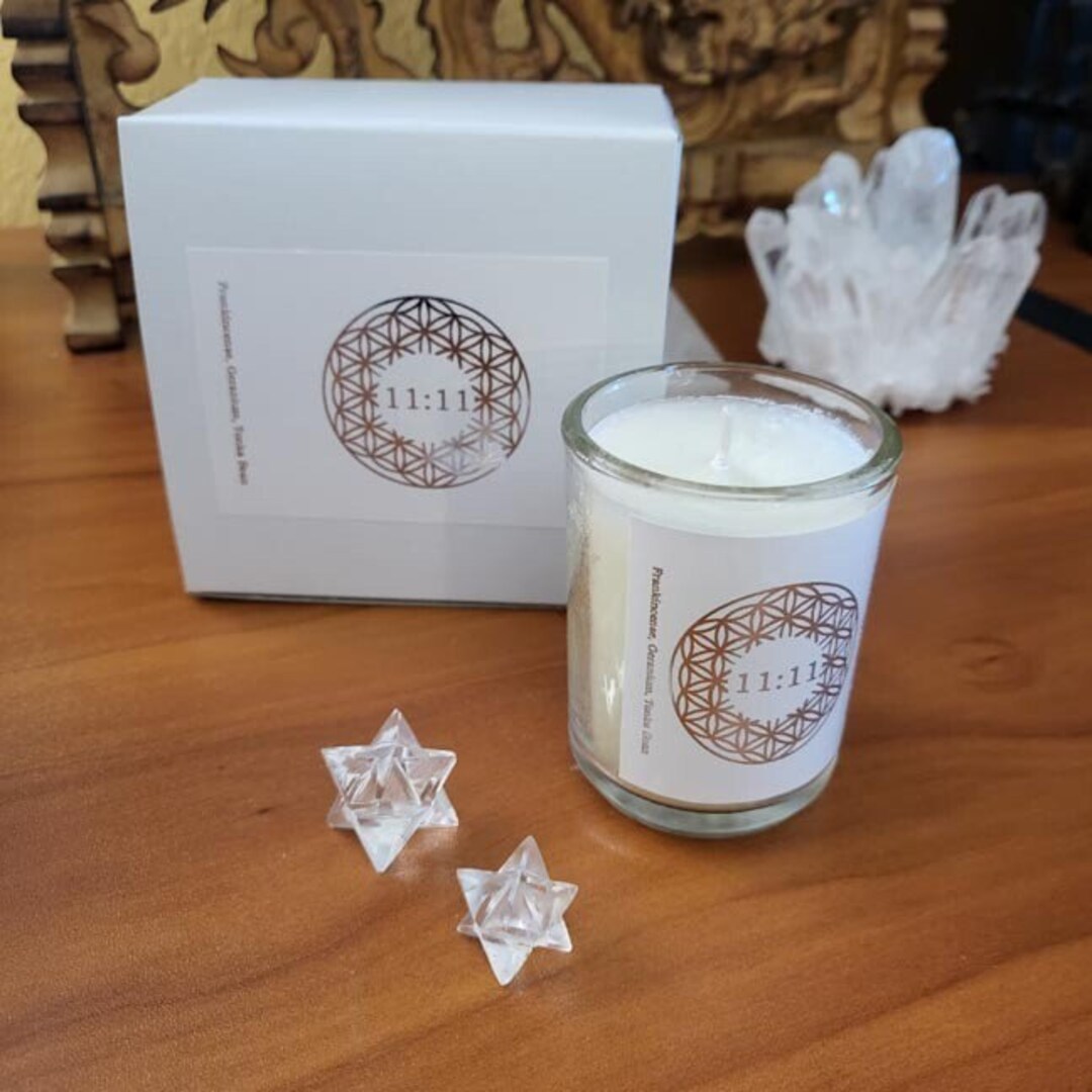 1111 Candle Votive Candles Protection Guidance Etsy