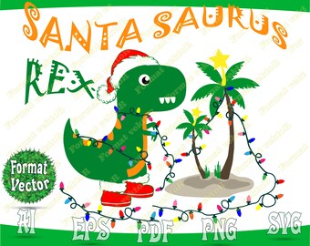 Download Free Santasaurus Svg Etsy SVG DXF Cut File