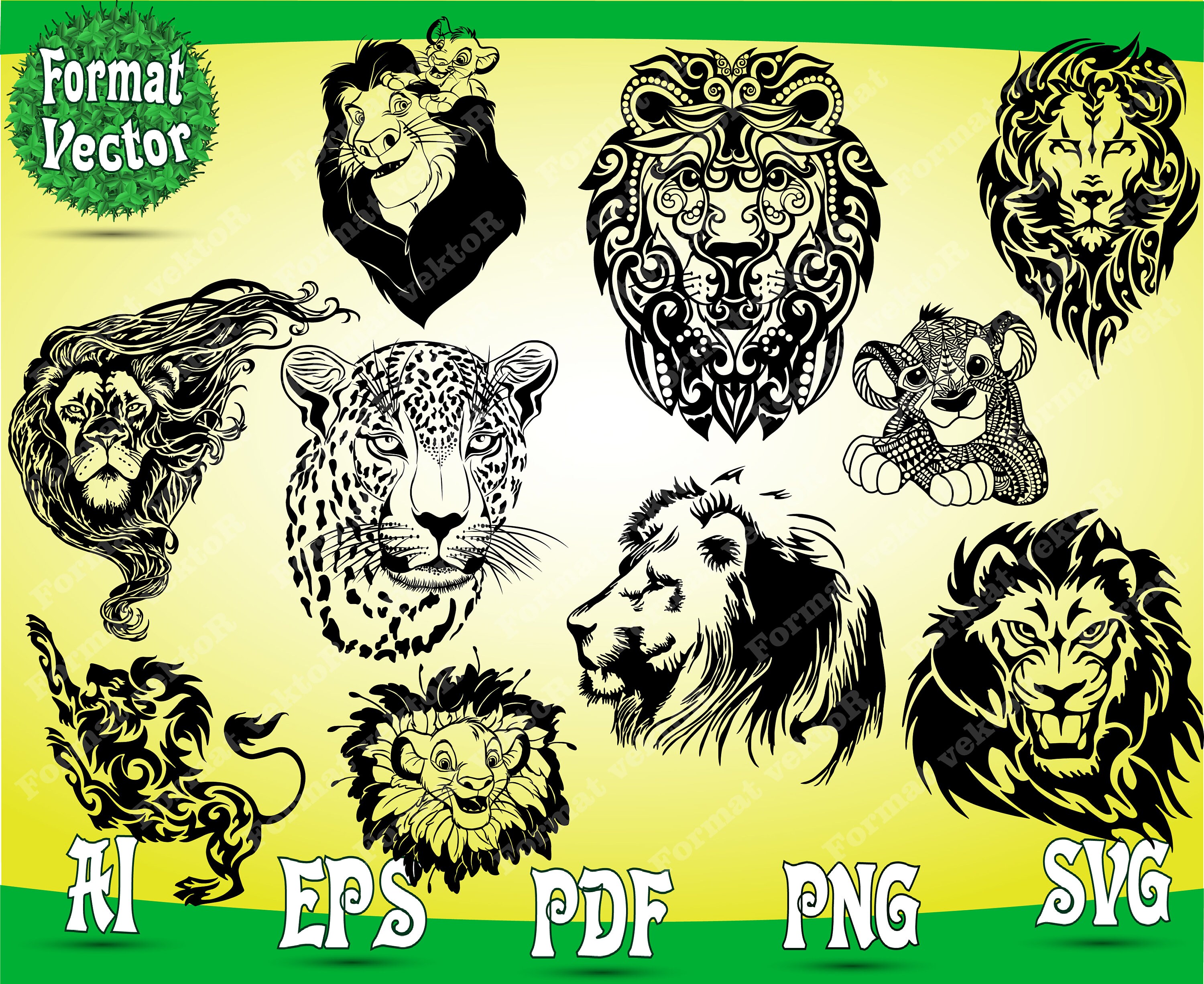 Free Free 269 Lion Svg Etsy SVG PNG EPS DXF File