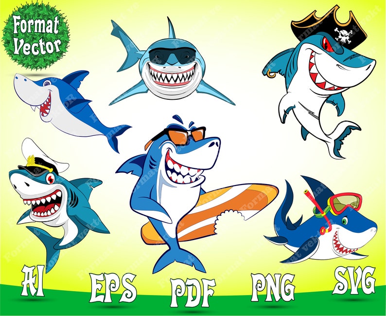 Download Shark svg Shark pirate svg shark baby svg Shark captain ...