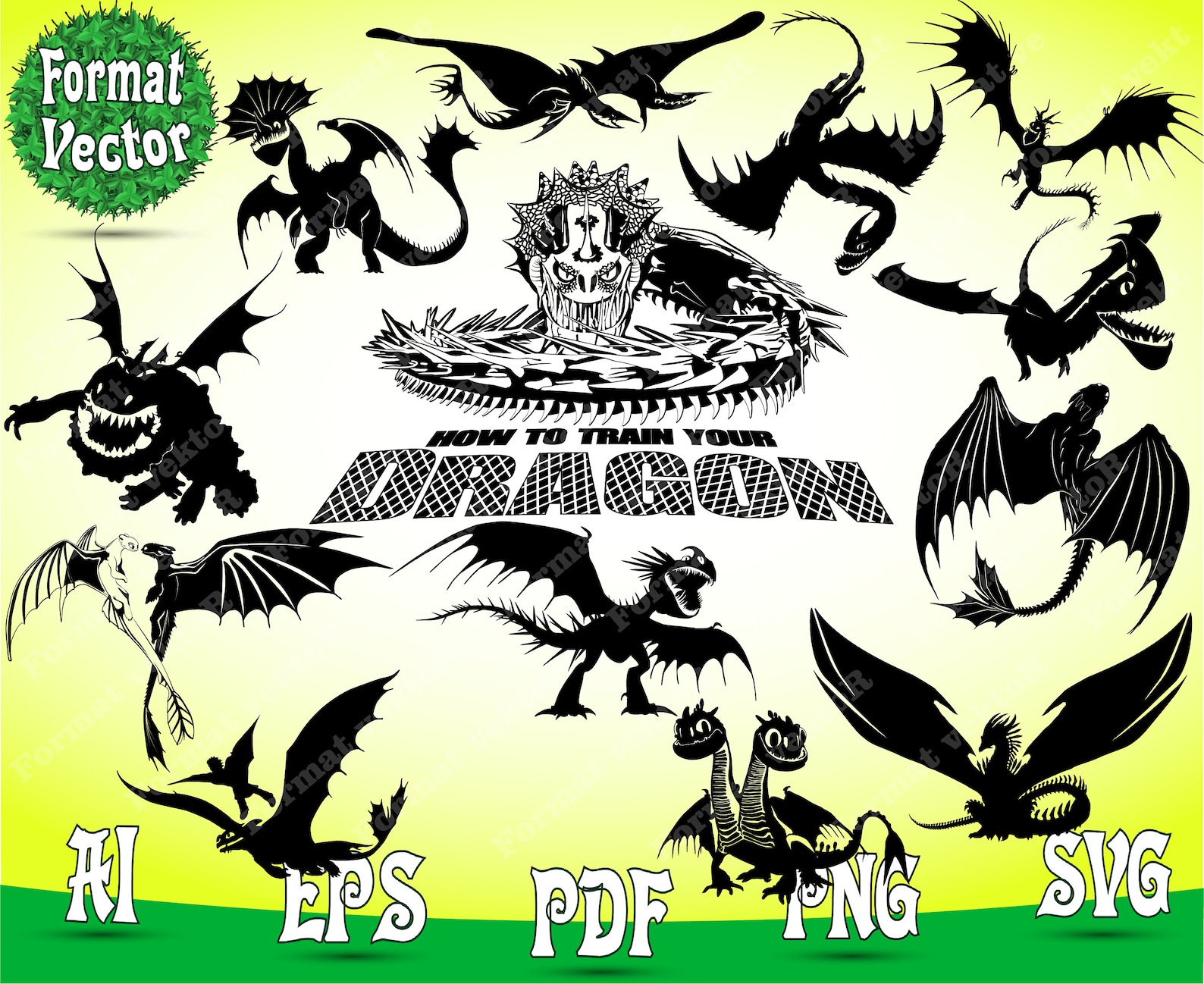Dragon svg How To Train Your Dragon svg How To Train Your Etsy