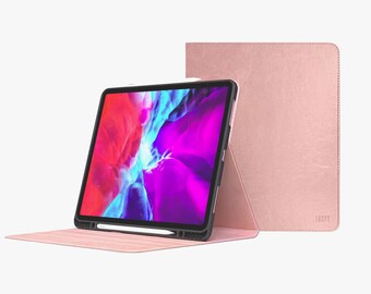 iPad Air 11" (M4) Leather Case - 2026 - With Pencil Holder - Genuine Leather - Sleep-Wake -Touch ID Support- For Models A3459 & A3460