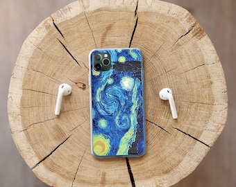 iPhone 11 Case, iPhone Pro Case & iPhone Pro Max Case with image of Van Gogh's famous Painting, "The Starry Night"
