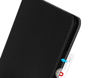 iPad Air 4 ＋Apple Pencil2＋ 本革レザーケース 10.9インチ iPad Air 4 レザーケース - ペンシルホルダー付き - iPad