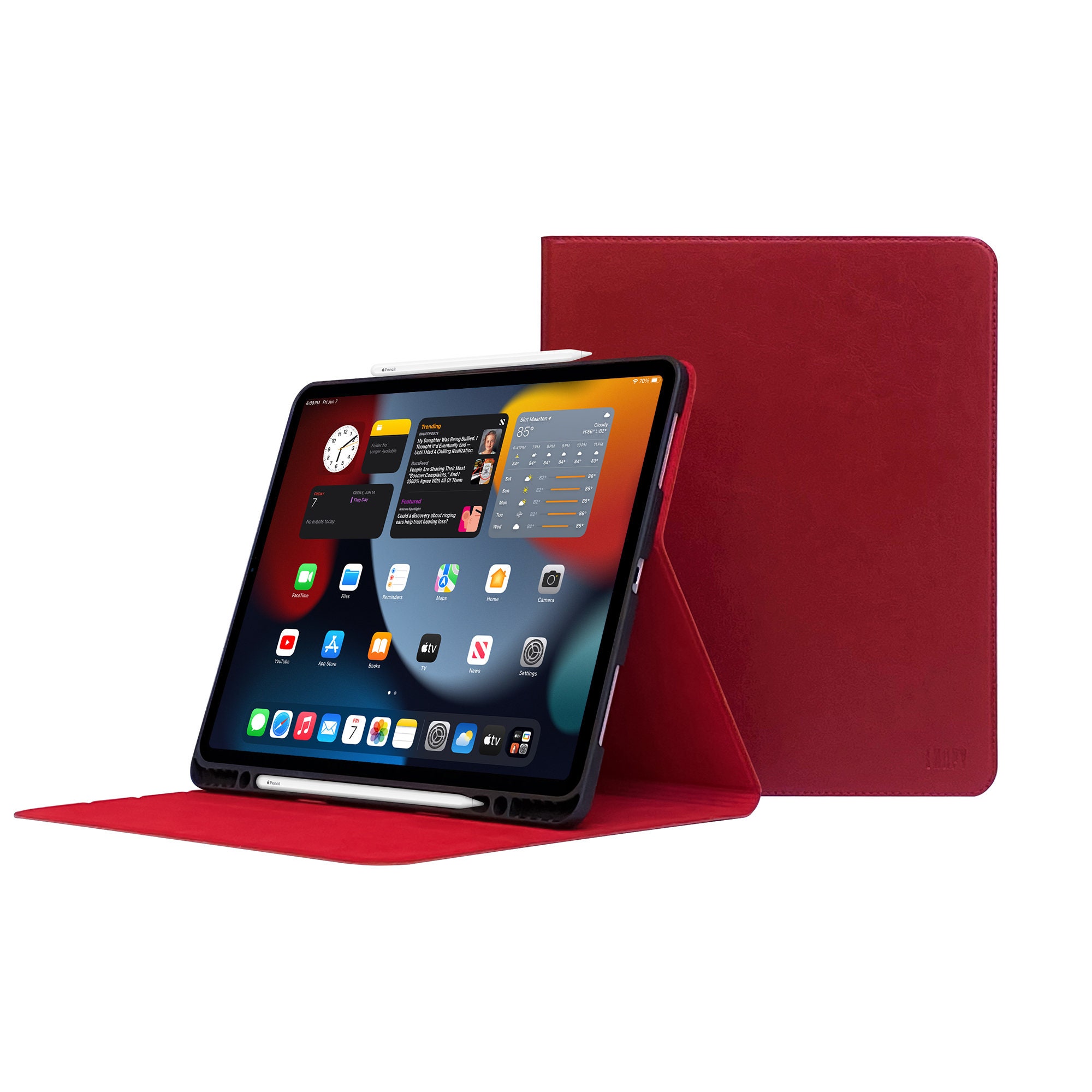 H HOLIMET Case For IPad Air 13 Inch M3 2025 & M2 2024 With Pencil