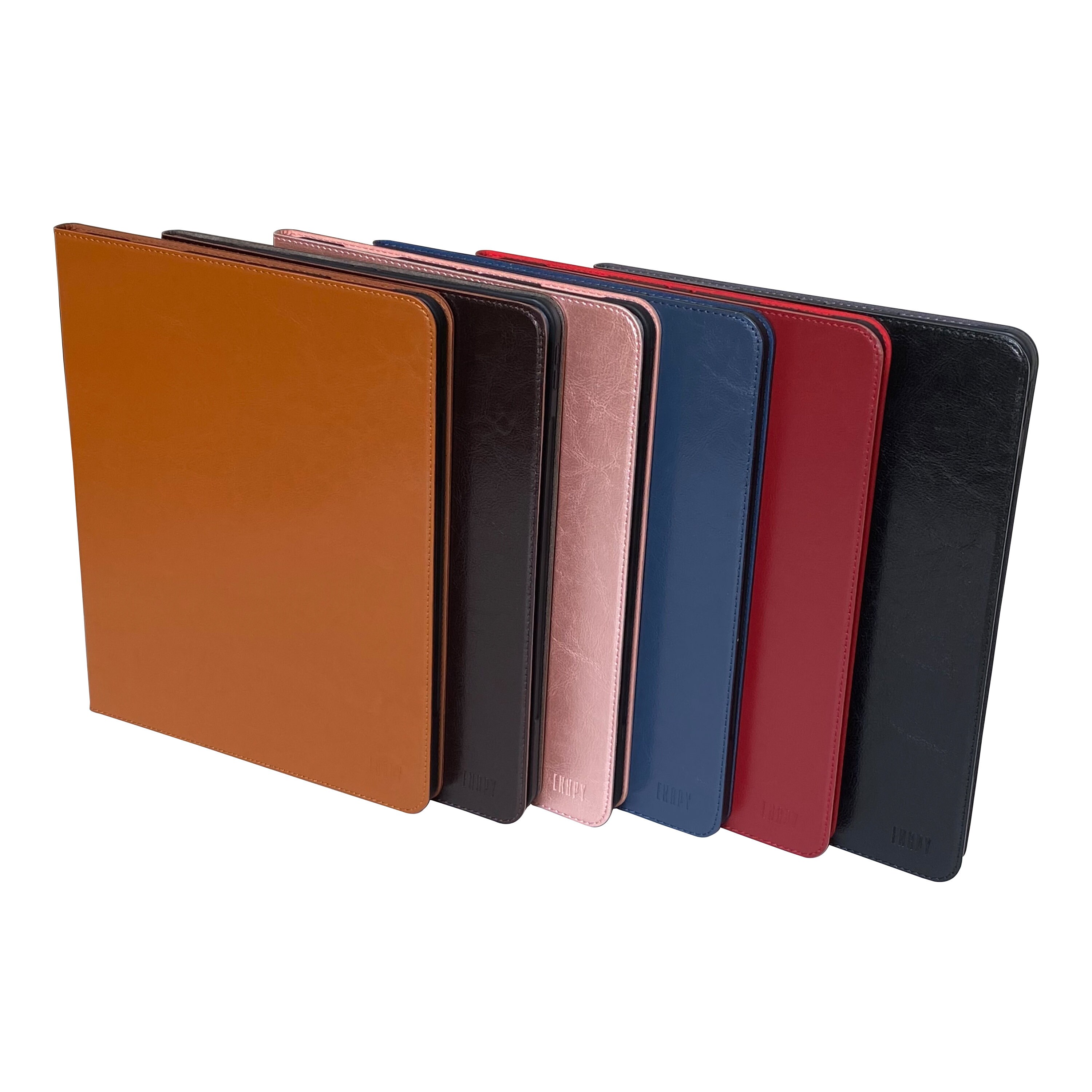 IPad Mini 6 Leather Case With Pencil Holder Thin Red Genuine