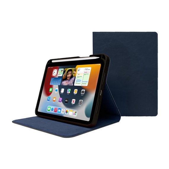 IPad Mini 7(A17 Pro) レザーケース - 年式: 2024 - ペンシルホルダー