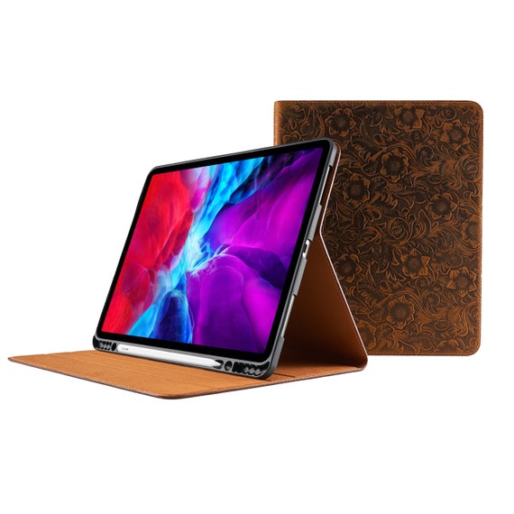 Xunmaya Designer Luxury iPad 10.2 Case for 9th /8th /7th Generation  (2021/2020/2019), Aesthetic Retro Slim Stand Leather Back Protective Cover  2019