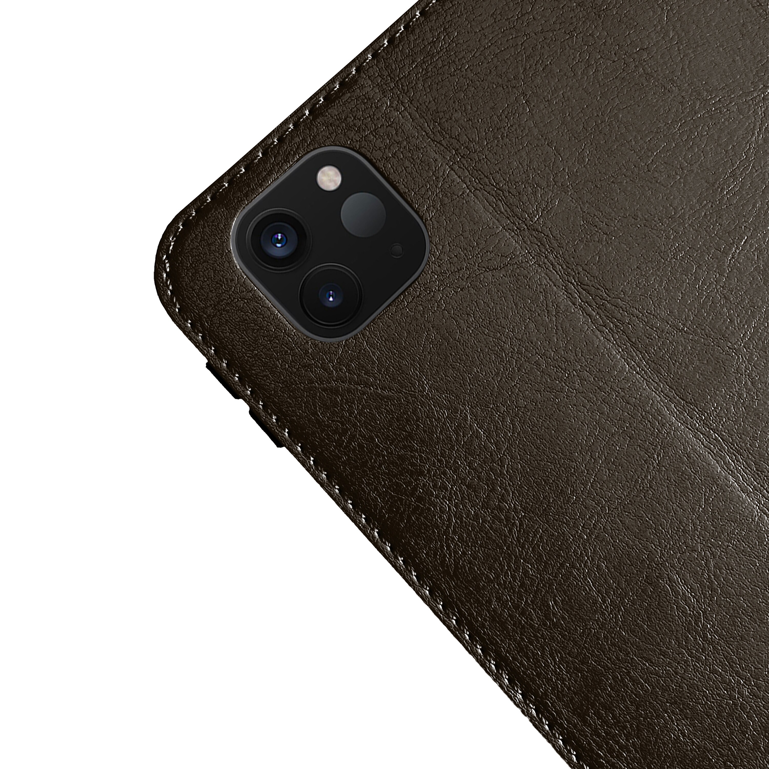 Custodia IPad 2/3/4 In Vera Pelle Di Mucca Nera &ndash; Lusso Con Supporto Smart Range