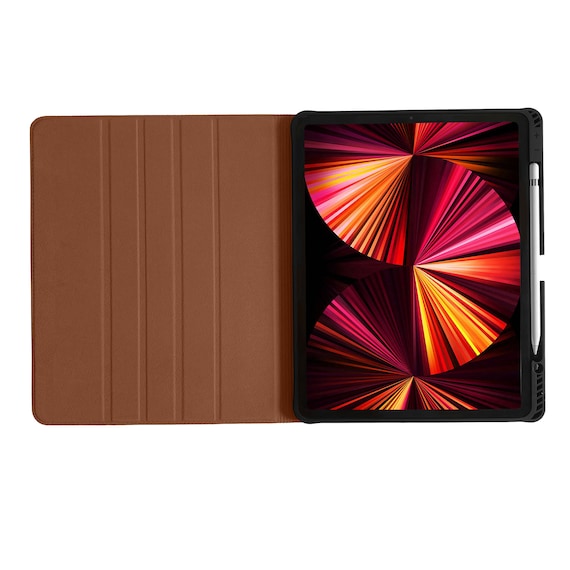 Coque de Luxe pour iPad Air 5 - Coque iPad Air 5 - Cuir - Coque iPad Air  10.9 - Rouge