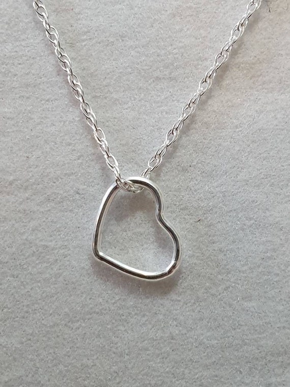 Sterling Silver Heart Pendant Necklace 001-640-00059 | Minor Jewelry Inc. |  Nashville, TN