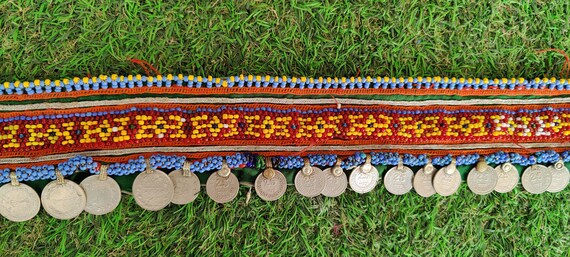 Vintage Banjara Head Piece, Indian Gyspy Tribal, … - image 3