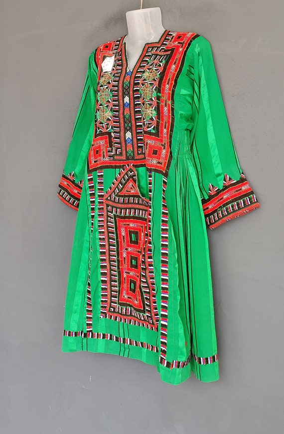 Baluchi dress,afghan embroidered boho's gypsy ant… - image 4