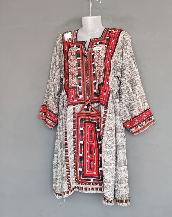 Handmade balochi dress,baluchi gypsy banjara trib… - image 4