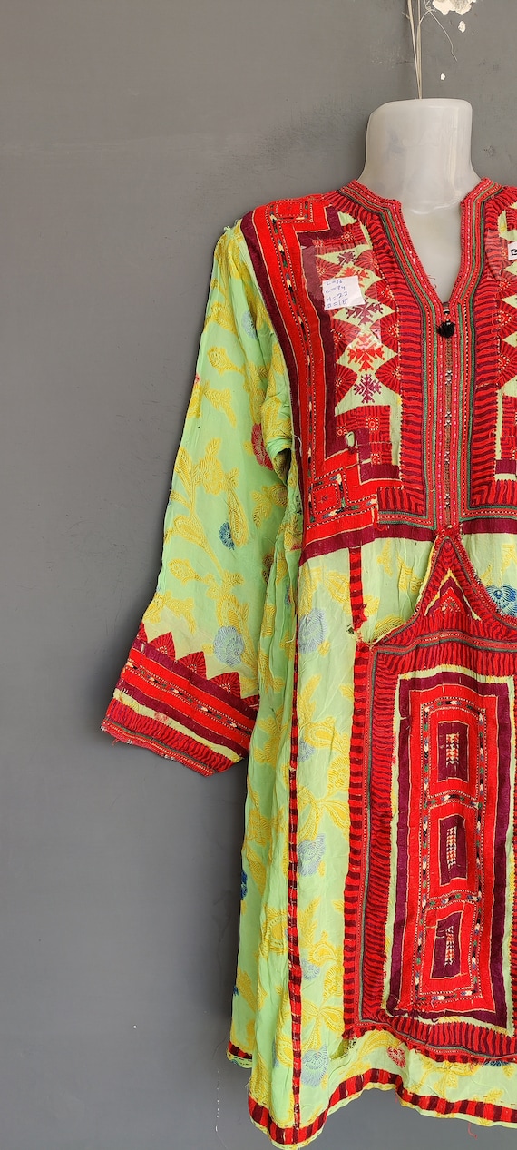 Baluchi dress,afghan embroidered boho's gypsy ant… - image 2