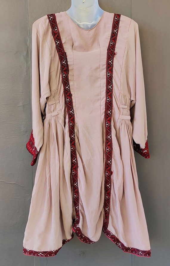 Hand embroidered antique dress, Afghani Embroider… - image 5