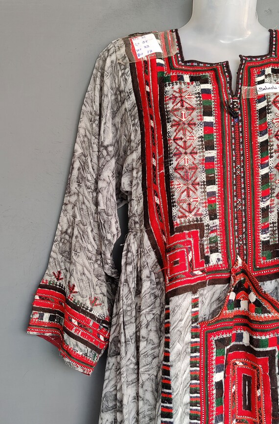 Handmade balochi dress,baluchi gypsy banjara trib… - image 2