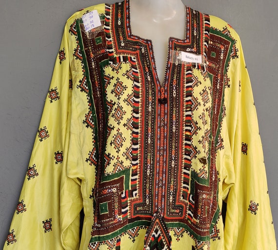 Baluchi dress,afghan embroidered boho's gypsy ant… - image 3