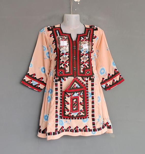 Vintage embroidery Tribal Baluchi Dress Hand Embr… - image 1