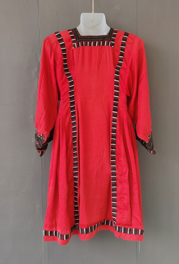 Baluchi dress,afghan embroidered boho's gypsy ant… - image 5