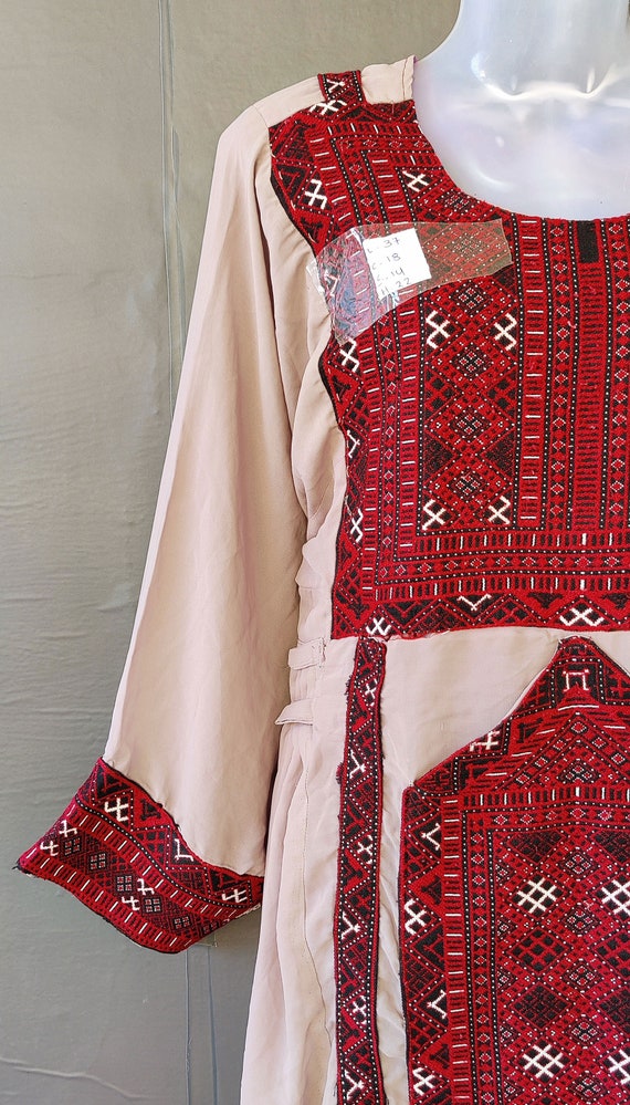 Hand embroidered antique dress, Afghani Embroider… - image 2
