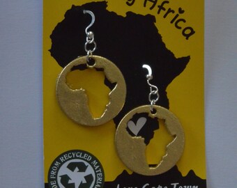 Africa Disc earring
