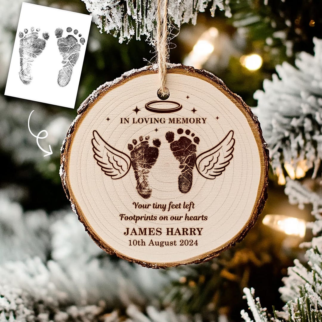 Infant Loss, Baby Loss Ornament, Personalized Infant Loss Keepsake