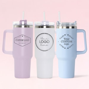 Custom Company Logo 40oz Tumbler, Christmas Appreciation Gifts For Employee, Corporate Gift, Bulk Christmas Gifts