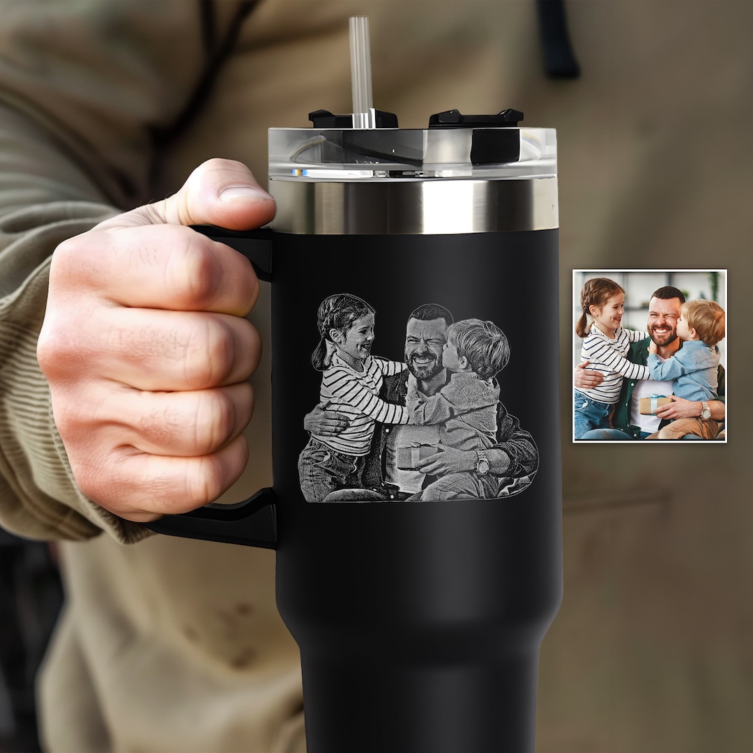 Custom christmas gifts for grandpa engraved your favorite photo on