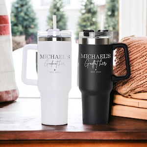 Custom Godparents Gifts, Personalized Godparent 40oz Tumbler, Godfather & Godmother Gift Idea, Unique Baptism Gift
