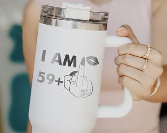Custom 60th Birthday Gifts for Women - Funny Turning 60 Year Old Birthday 40oz Tumbler, Unique Christmas Gifts for Her