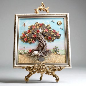 Painting Money Tree - «Harmony of success»
