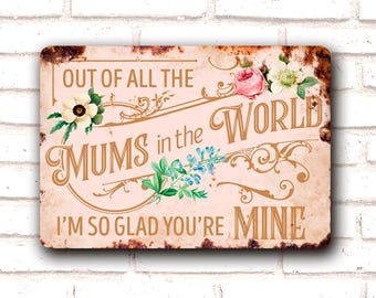 Mother's Day Sign Gift, Mother's Day Decor, Personalised Party Gift