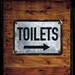 Metal Toilet Sign, Vintage Style Rusty Look Printed Plaque - Etsy UK