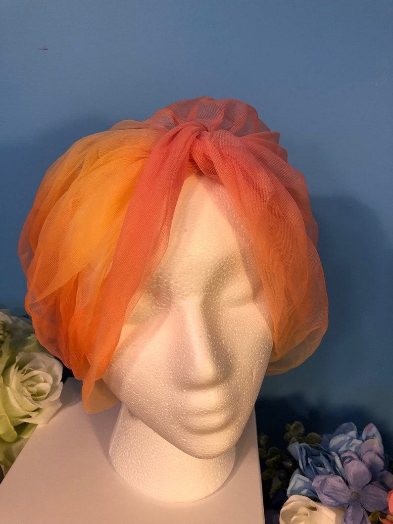 Vintage Hair Net Hair Bonnet Sleeping Cap Head Scarf Etsy