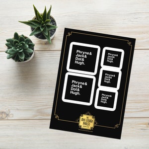 Phryne + Friends sticker sheet