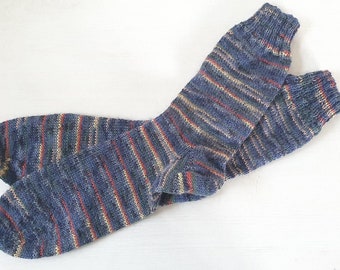 gestrickte Strümpfe handgestrickt Damen 40 41 Socken