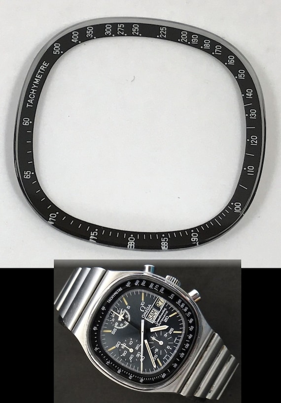 OMEGA Speedmaster TV Model Bezel W/attached Glass 176.014 | Etsy New Zealand