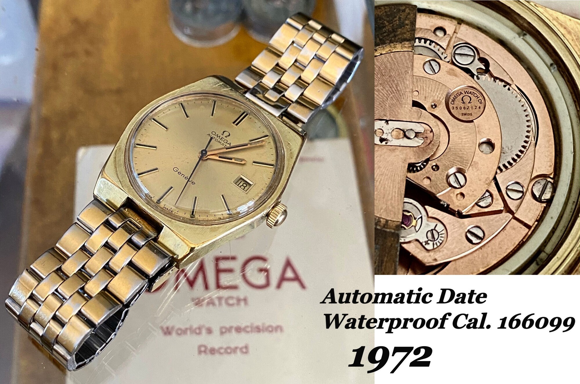 OMEGA Automatic Date Waterproof Caliber 